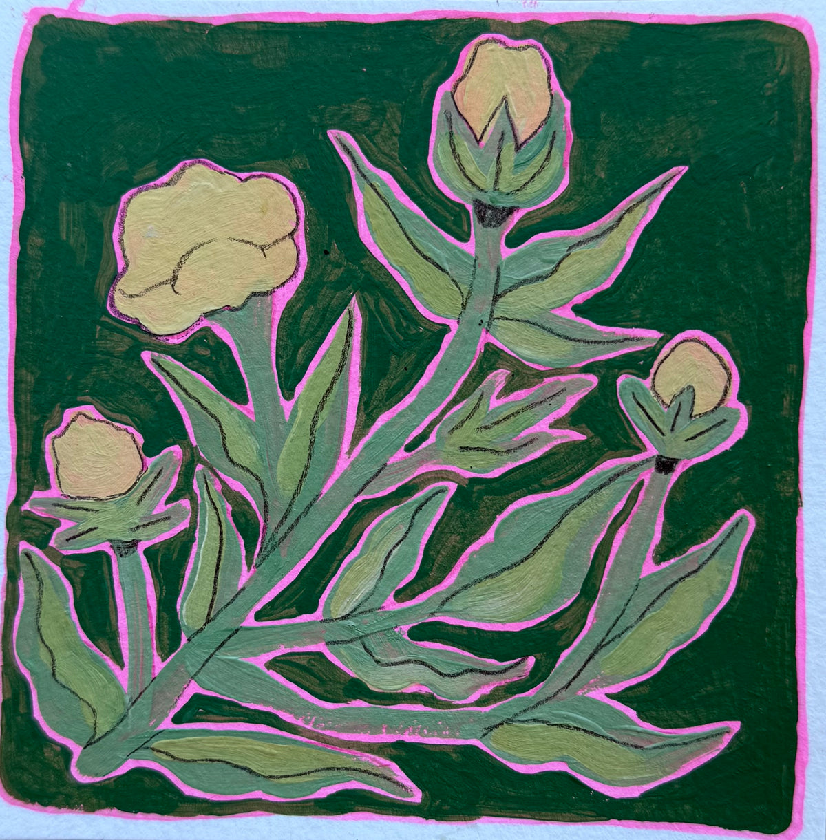 yellow buds